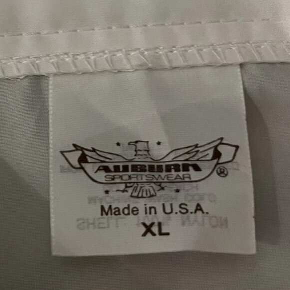Auburn Sportswear Huntsman World Senior Games Jacket XL White USA Made Nylon - Picture 7 of 9